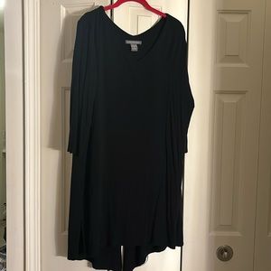 Kate and Mallory Black High Low Tunic